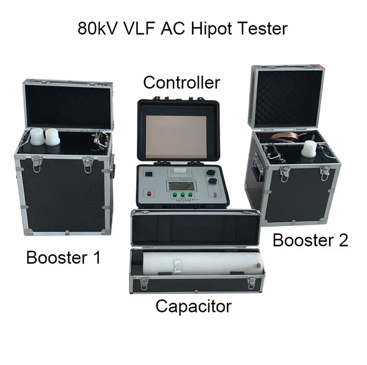 전기 산업용 고전압 케이블 AC 내전압 시험기 Vlf 80kv 0